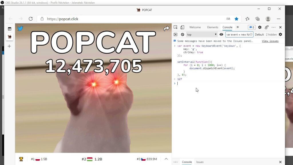 popcat click ตู่