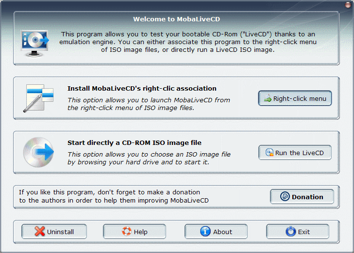 How To Use Mobalivecd