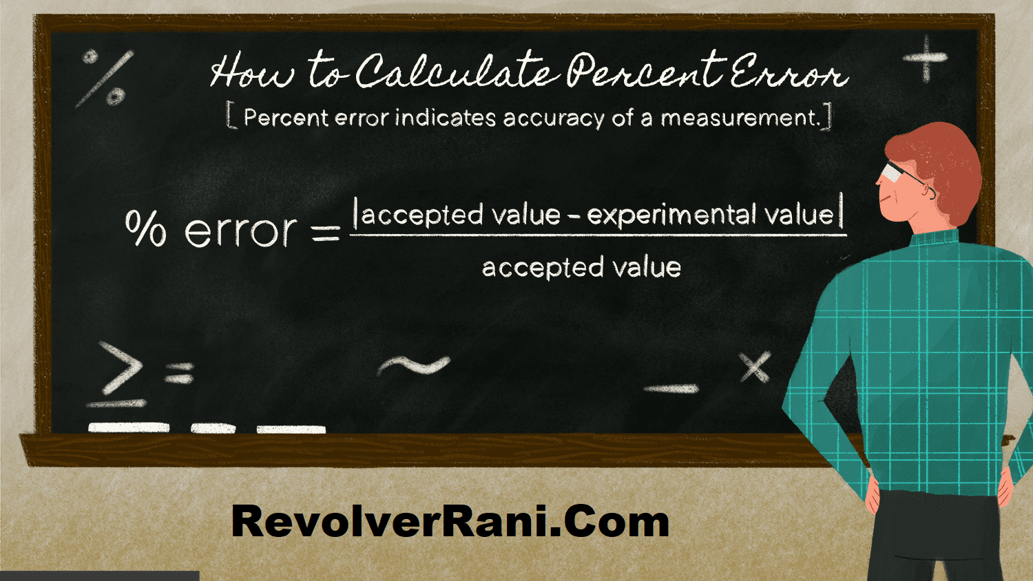 What Is The Formula To Calculate Percent Error