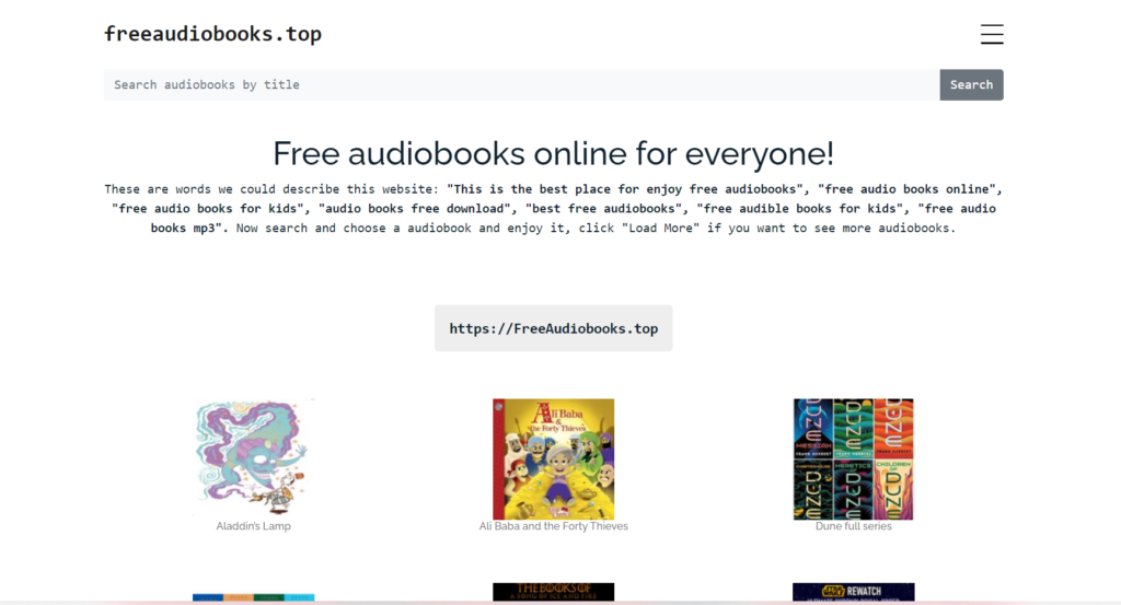 Freeaudiobooks.top Review