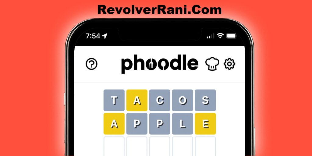 Phoodle Wordle