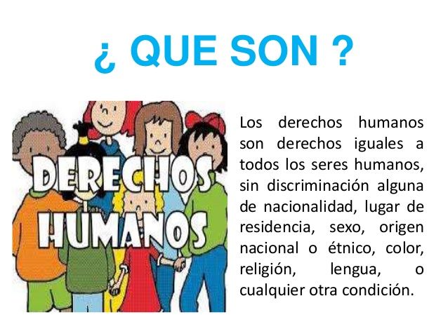 Que Son Los Derechos Humanos