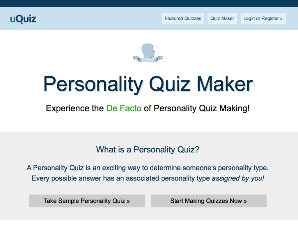 Uquiz Personality Quiz