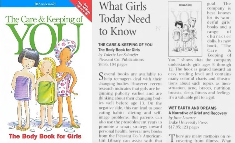 American Girl Puberty Book