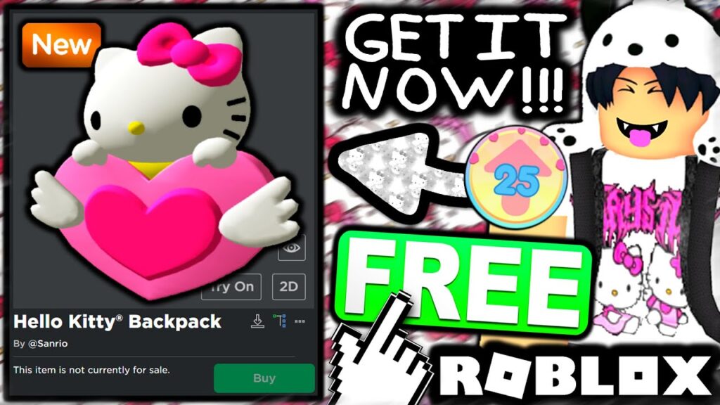 Hello Kitty Backpack Roblox