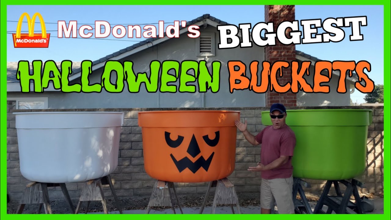 Mcdonalds Halloween Bucket Happy Meals