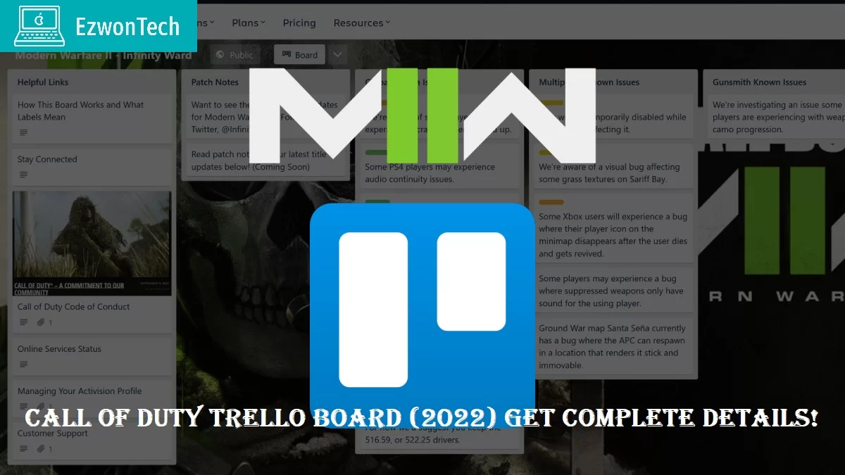 Call Of Duty Trello Board