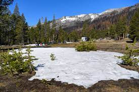 Snow Pack Sierra Mountains