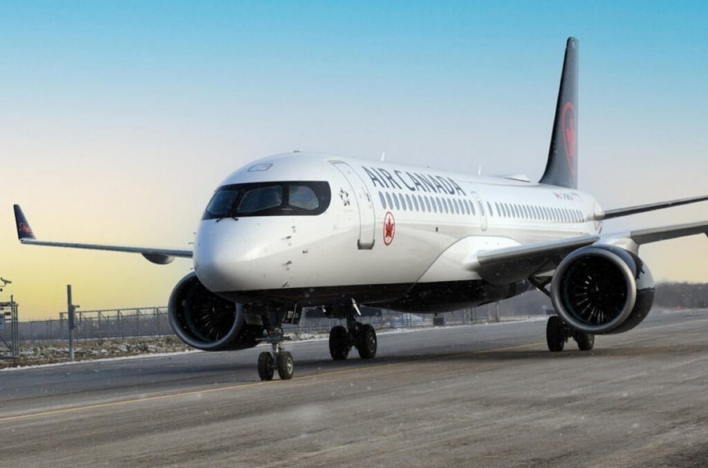 air canada passenger opens cabin door