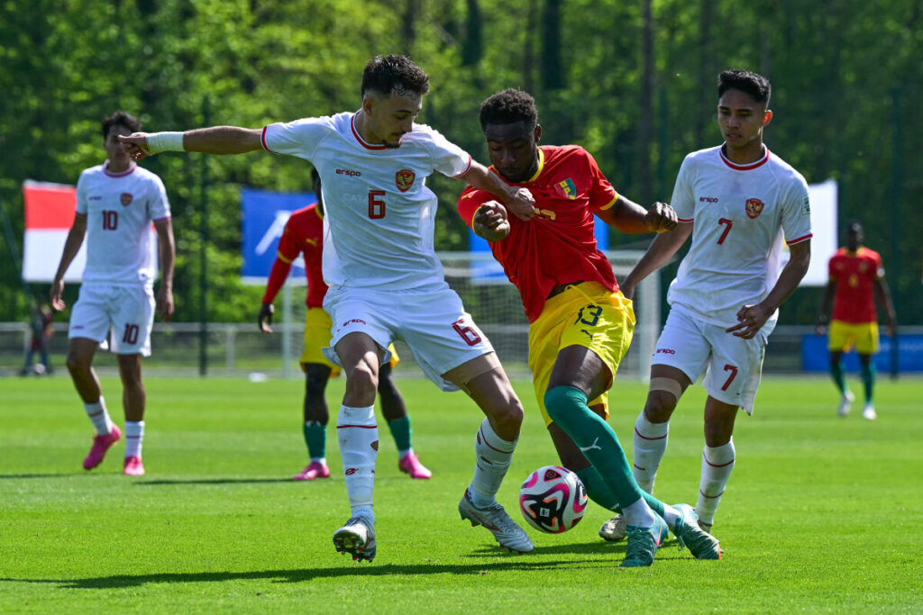 Update indonesia vs guinea