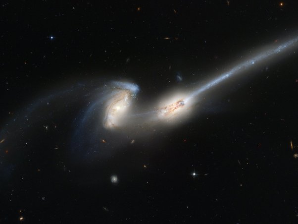 In Relation to us, galaxies are doing what?