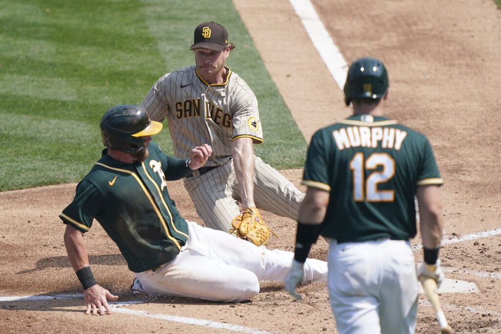 athletics vs padres