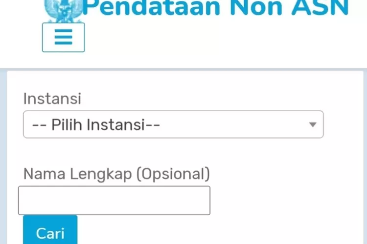 cek nama pendataan non asn