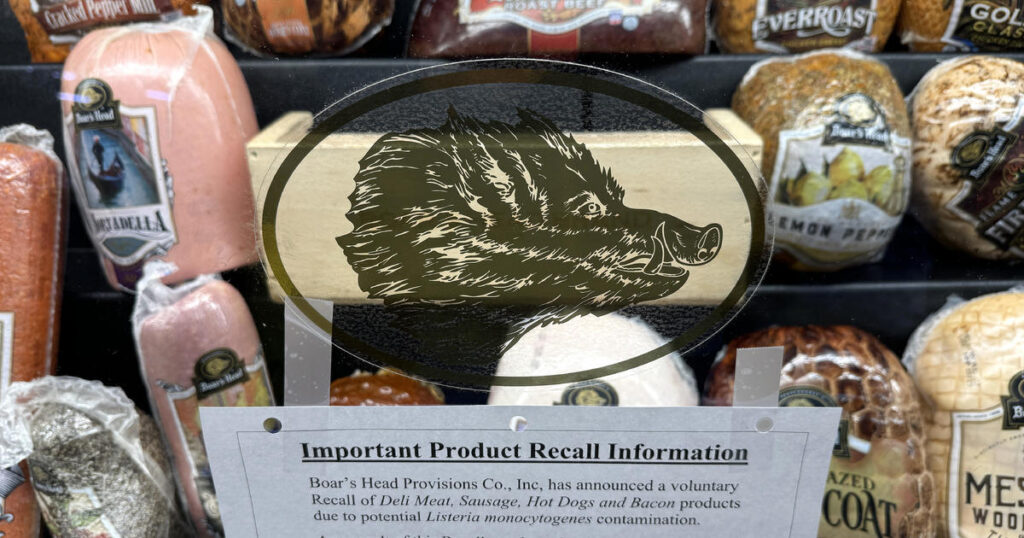 boar's head listeria