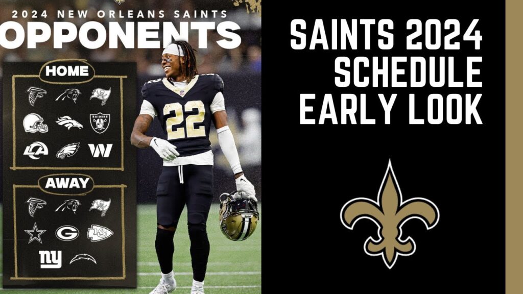 saints schedule 2024