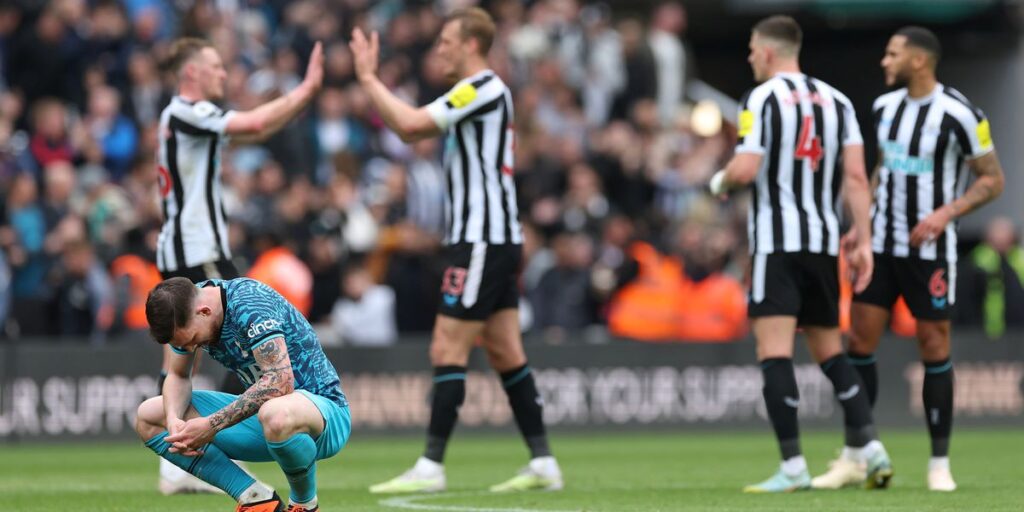 newcastle united f.c. vs tottenham lineups