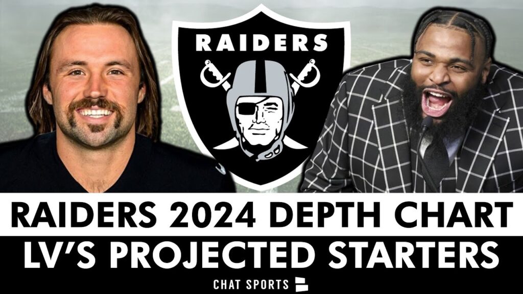 raiders depth chart 2024